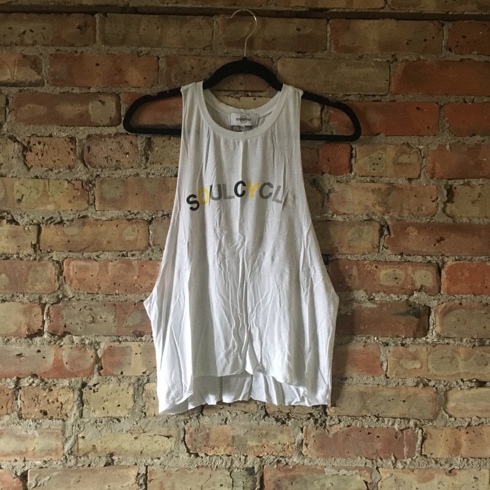 3/$25 - Soulcycle twist back tank top